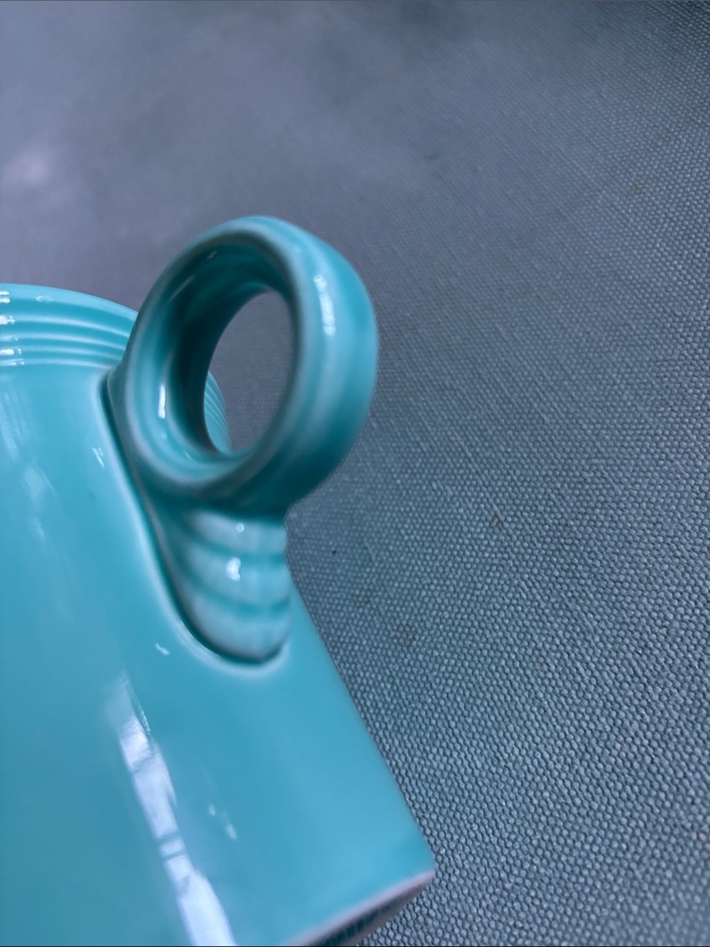 Fiestaware Classic Ring Handle Mug 8oz. Turquoise - Picture 9 of 10